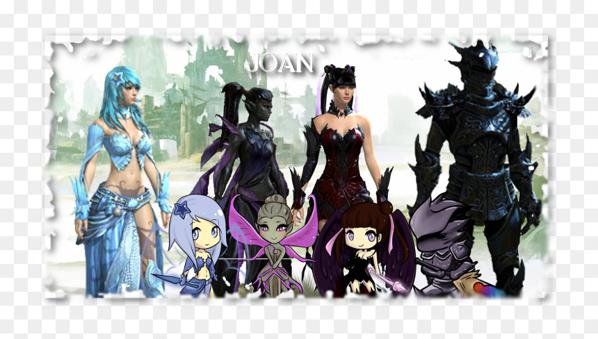User Joan Gww Joan - Guild Wars 2 Anime Characters, HD Png Download - burnt png