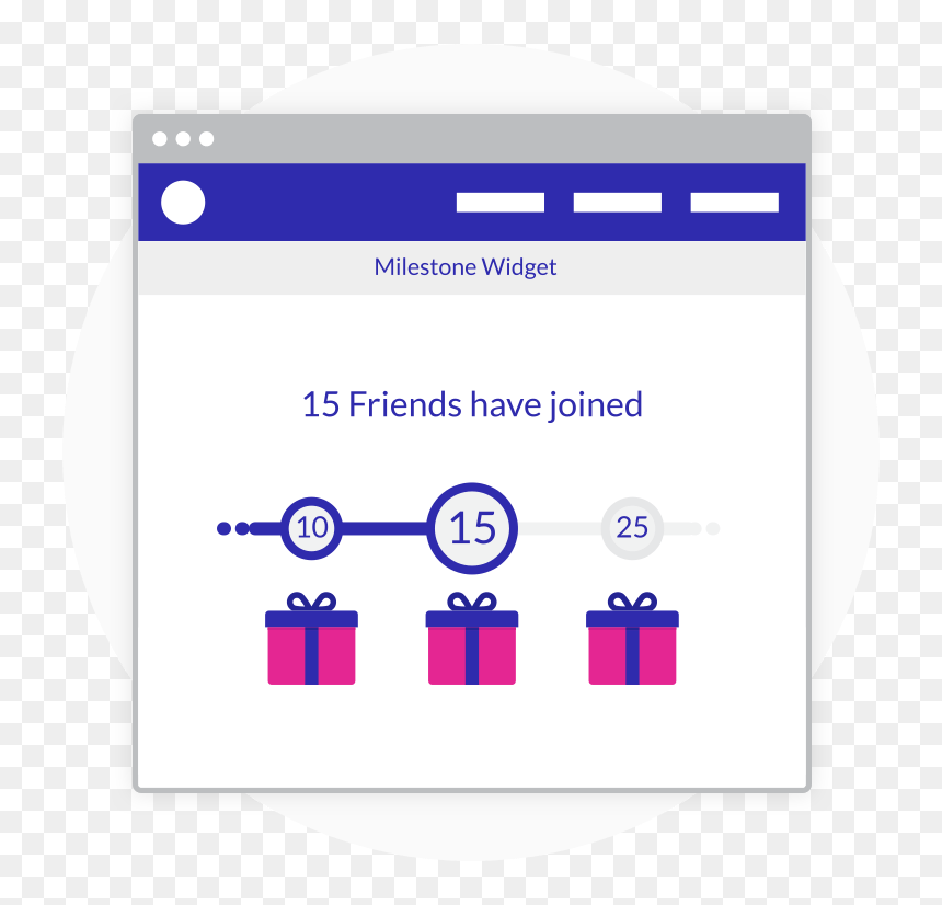 Refer A Friend Icon - Milestone Viral Loops, HD Png Download - refer a friend icon png