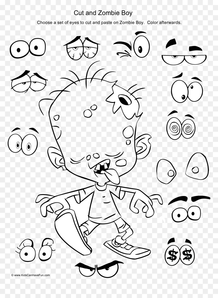 Transparent Zombie Eyes Png - Plant Vs Zombies Drawing, Png Download - zombie eyes png