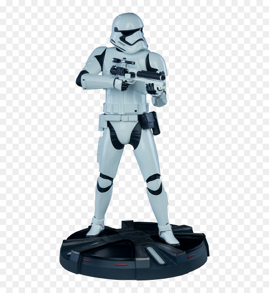 Sideshow Collectibles First Order Stormtrooper Premium - First Order Stormtrooper Figure, HD Png Download - stormtroopers png