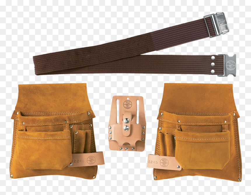 Klein Tools 42244 Nail/screw And Tool-pouch Combination, HD Png Download - utility belt png