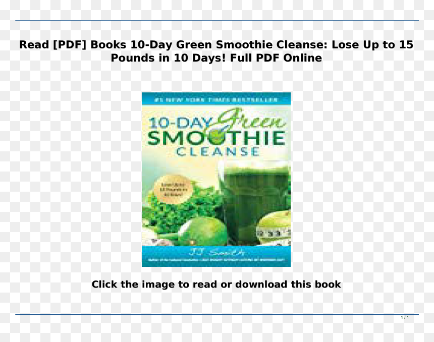 Book, HD Png Download - green smoothie png