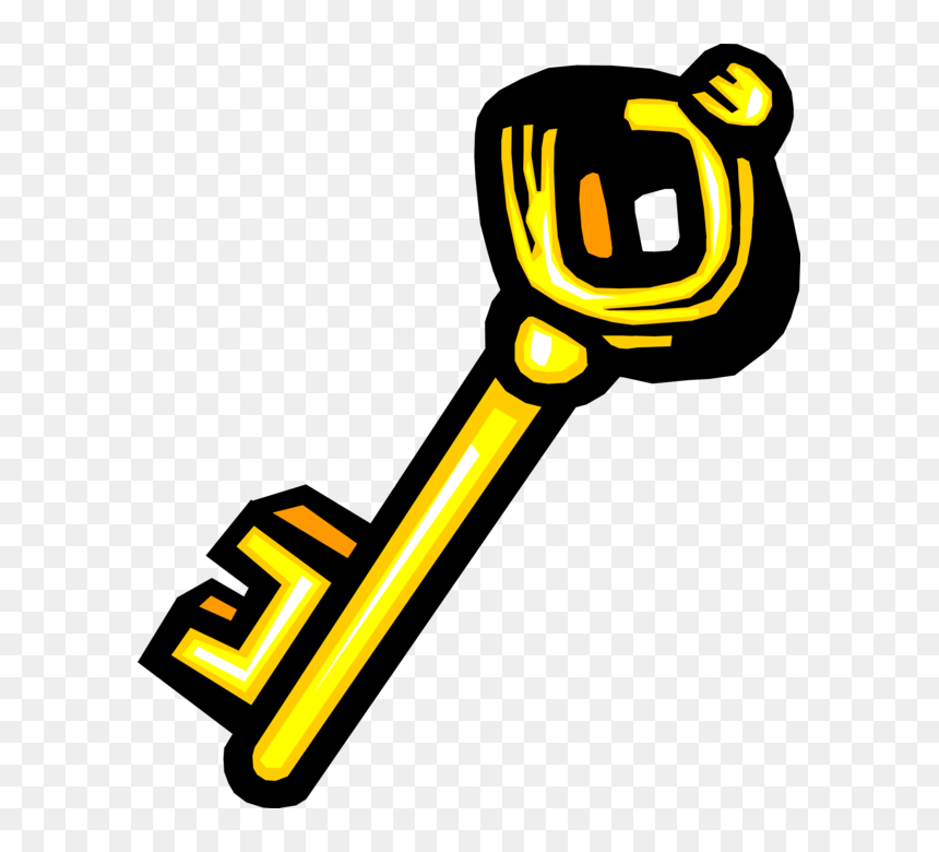 Vector Illustration Of Security Key Unlocks Padlock, HD Png Download - lock vector png