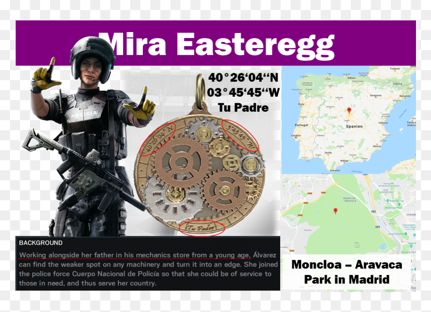 Rainbow Six Siege Elena, HD Png Download - mira png