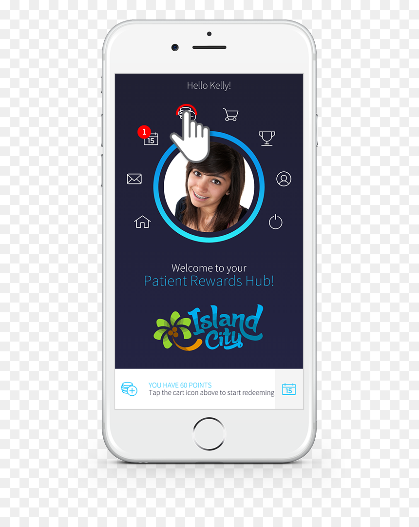 Smartphone, HD Png Download - refer a friend icon png