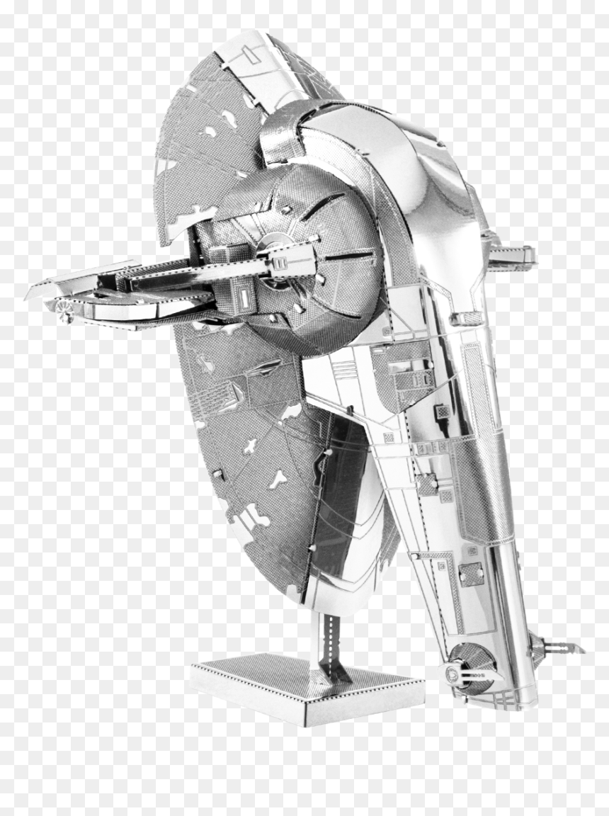 Metal Earth Star Wars - Slave One Metal Earth, HD Png Download - star wars laser png