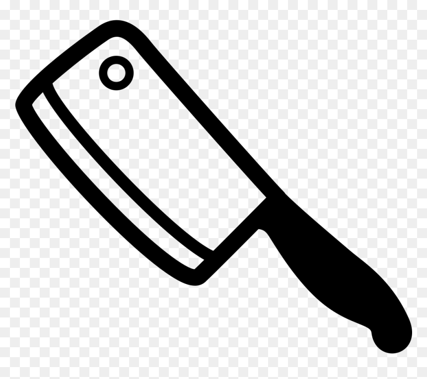 Meat Cleaver Comments - Chopping Knife Icon, HD Png Download - meat icon png