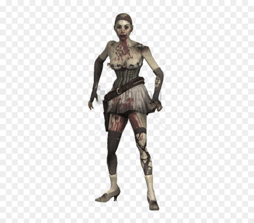 Red Dead Redemption Female Zombie, HD Png Download - zombie eyes png