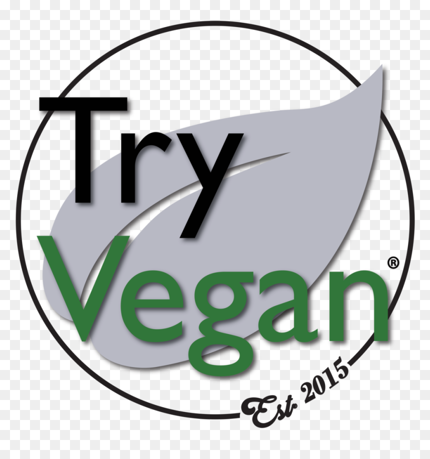 Try Vegan Clothing, HD Png Download - vegan symbol png