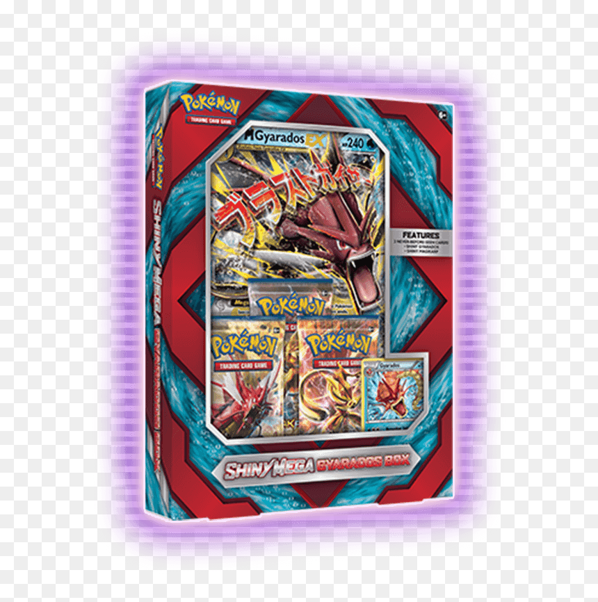 Pokemon Mega Gyarados Box , Png Download - Pokemon Shiny Mega Gyarados Box, Transparent Png - gyrados png