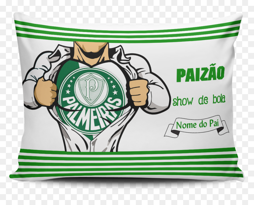 Almofada Dia Dos Pais Palmeiras Com Nome - Cantina Palestra, HD Png Download - palmeiras png