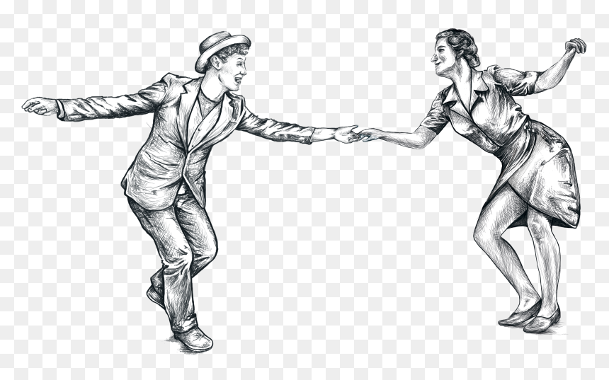 Lindy Hop Koppeldans Crazy Legs Gent - Lindy Hop Png, Transparent Png - hop png