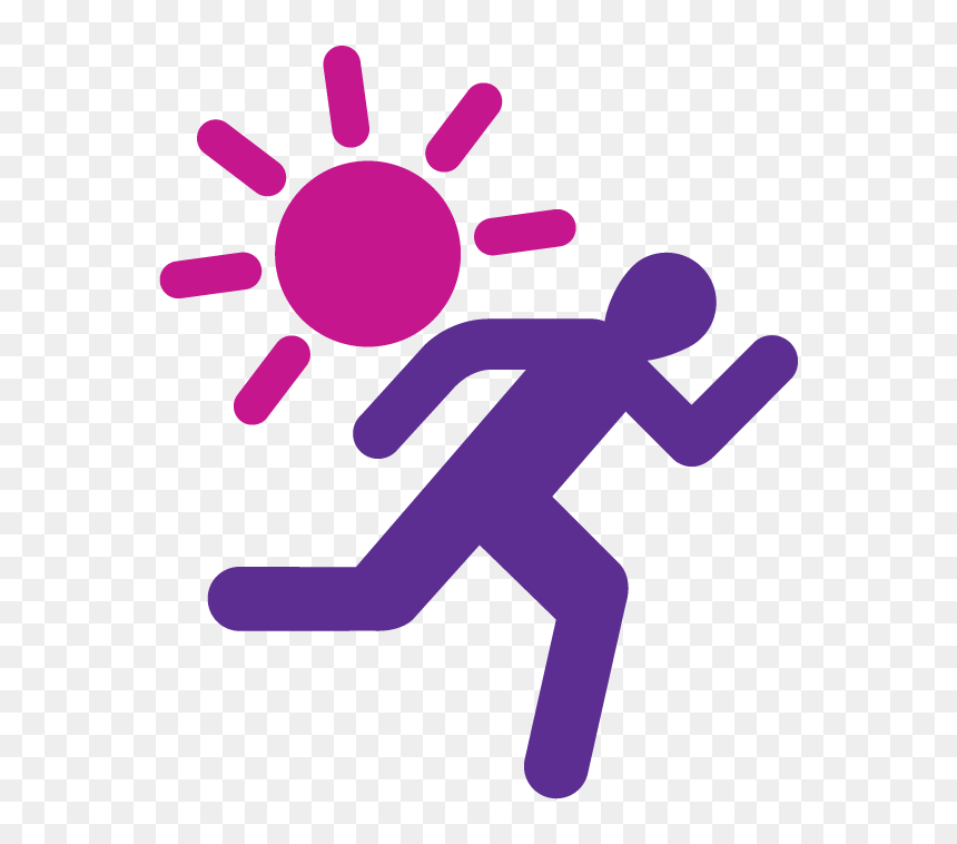 Torigian Family Ymca - Red Stick Man Running, HD Png Download - walking icon png