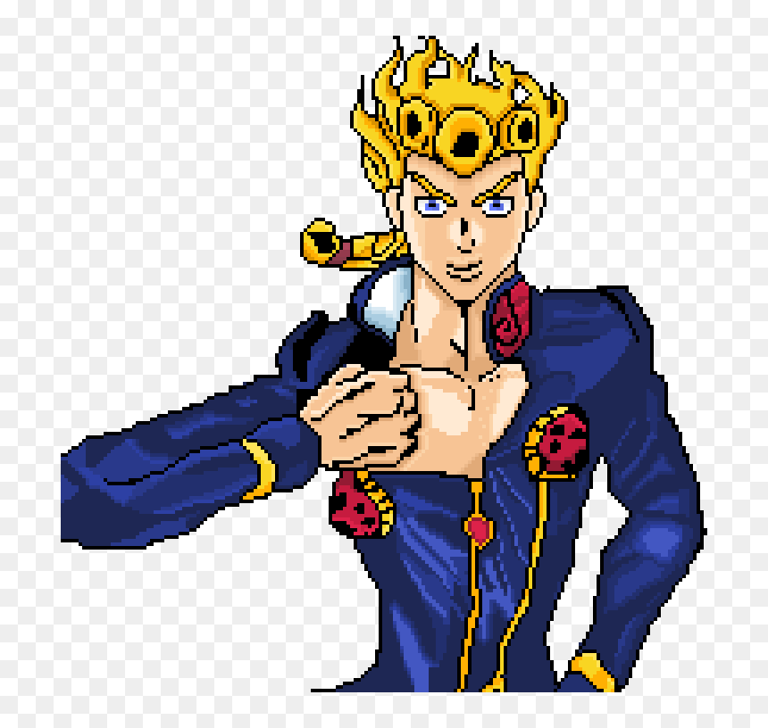 Transparent Giorno Giovanna Png - Cartoon, Png Download - giorno giovanna png
