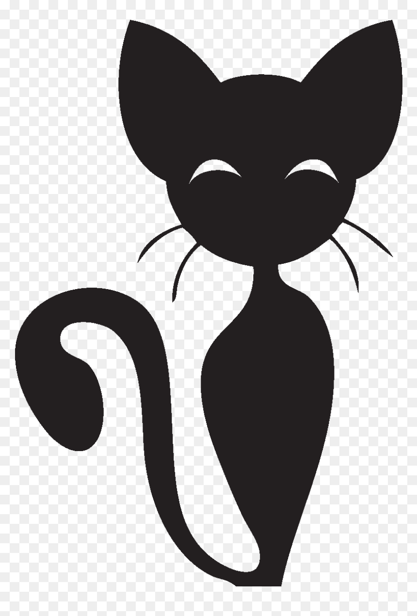 Wall Sticker Whiskers Cat Decals Decal Kitten Clipart - Cat, HD Png Download - kitten clipart png
