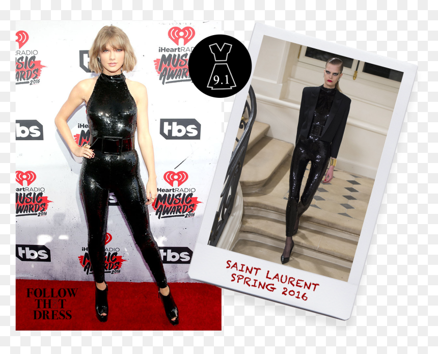 Taylor Swift Was Spotted Wearing Saint Laurent Fall - Taylor Swift Iheartradio 2016, HD Png Download - iheartradio png