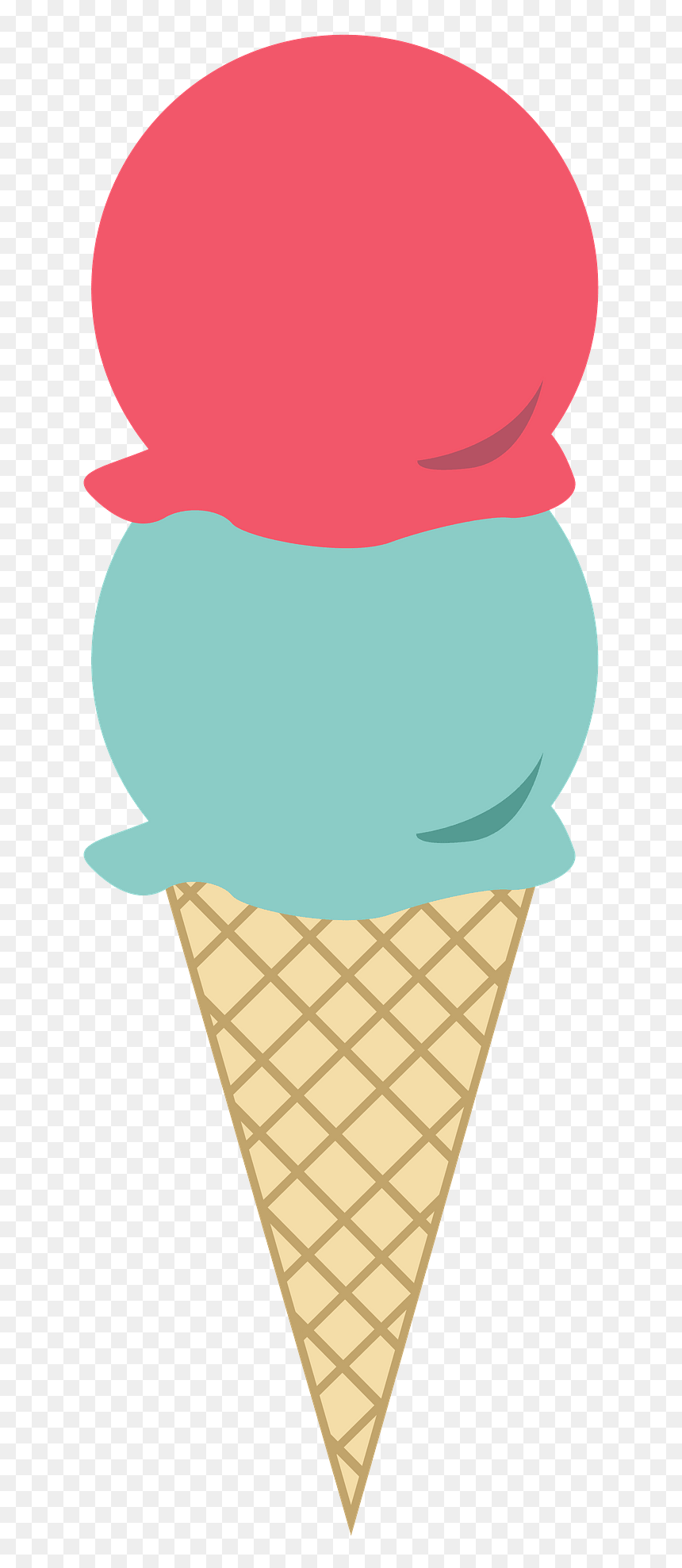 Ice Cream Cone Clipart Png, Transparent Png - ice cream cone clipart png