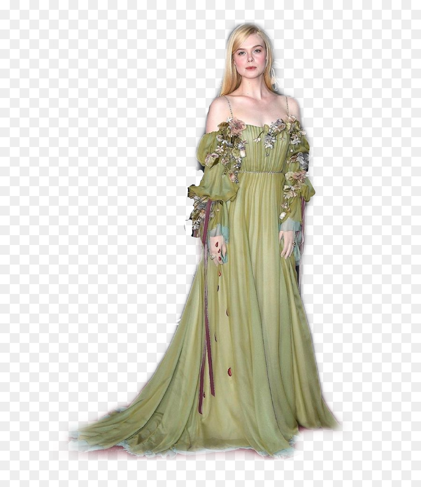 Gown, HD Png Download - elle fanning png
