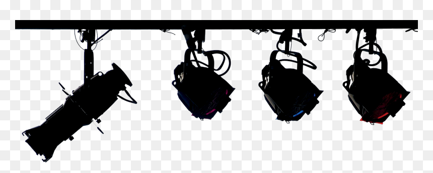 Stage Lights Silhouette Png, Transparent Png - san antonio skyline silhouette png
