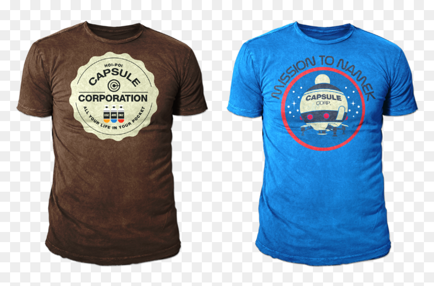 T-shirt, HD Png Download - capsule corp logo png