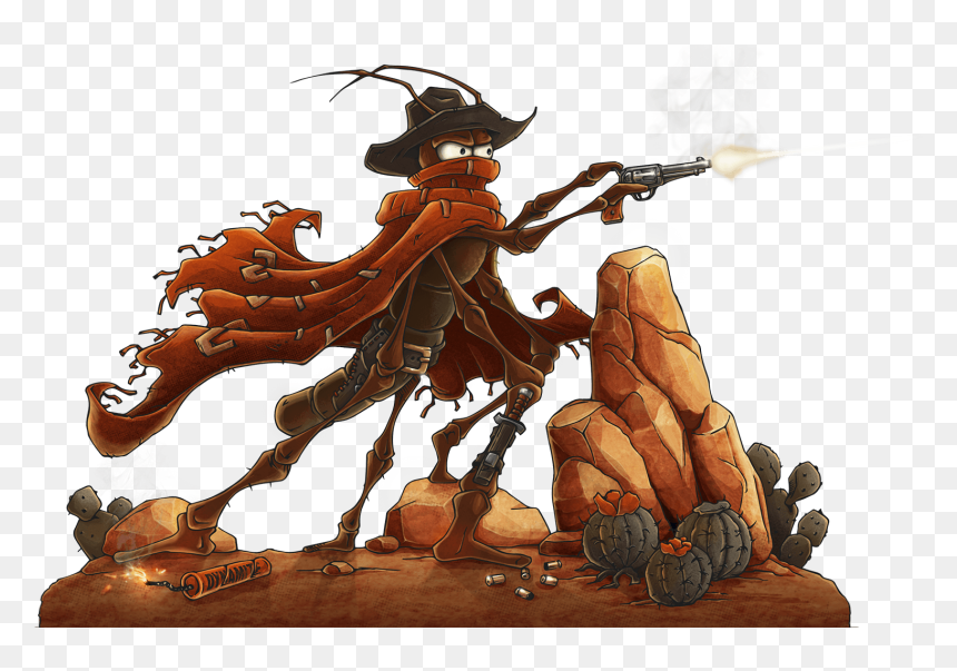Cowboy Mosquito, HD Png Download - blood spill png