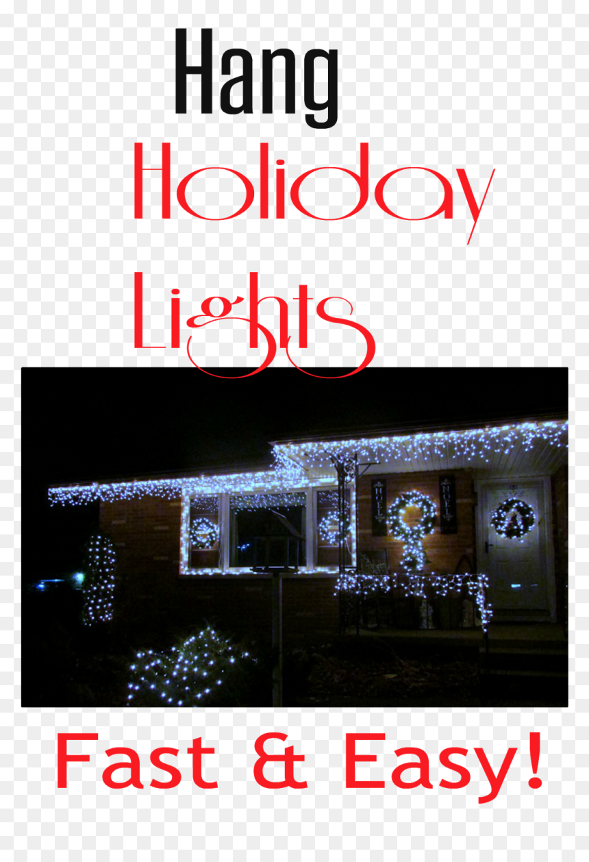 Poster, HD Png Download - hanging christmas lights png