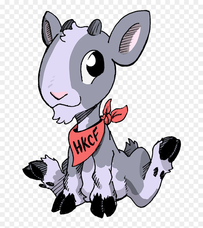 Hkcf Logo Goat - Cartoon Billy Goat, HD Png Download - goat simulator png