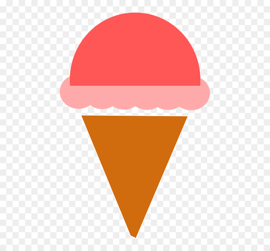 Ice Cream Cone, HD Png Download - ice cream vector png