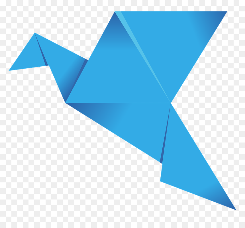 Origami Crane , Png Download - Paper Bird Vector, Transparent Png - origami crane png