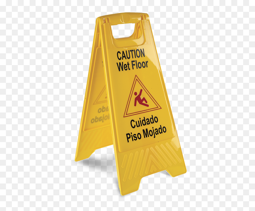 Letrero "piso Mojado" - Triangle, HD Png Download - letrero png