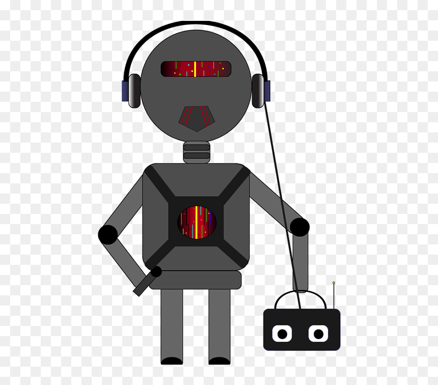Cartoon, HD Png Download - robot vector png