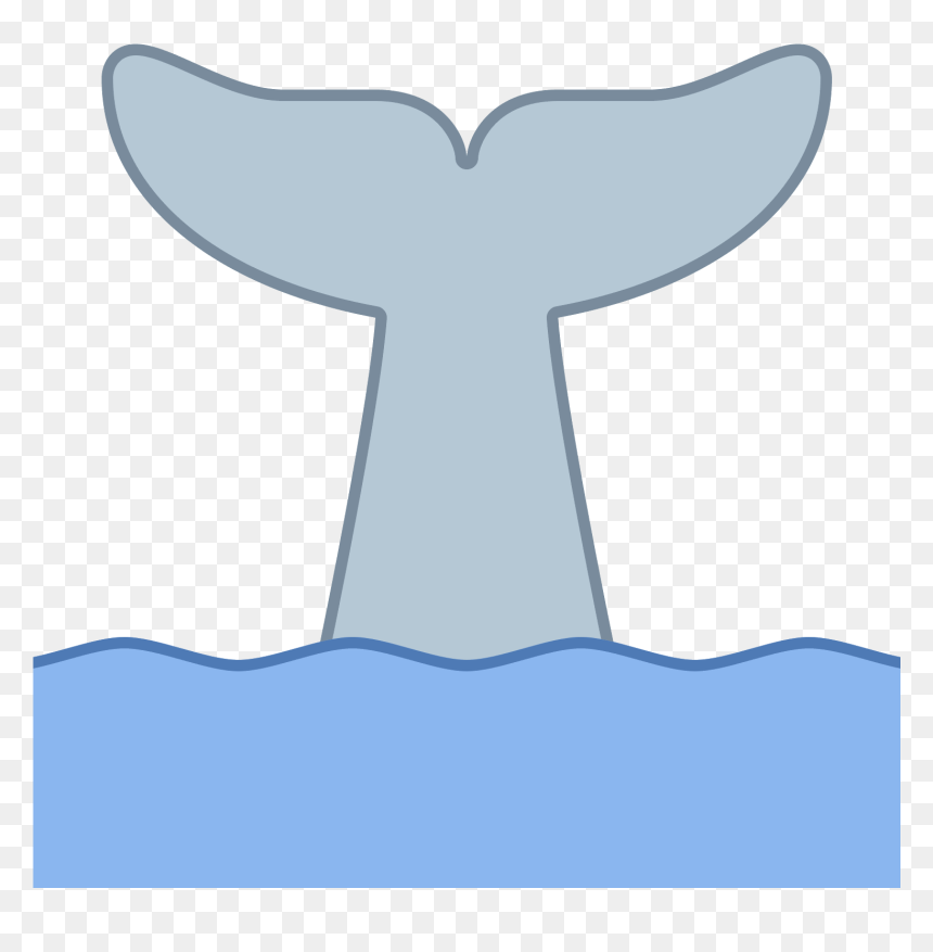 Tail Of Whale Icon, HD Png Download - whale tail png