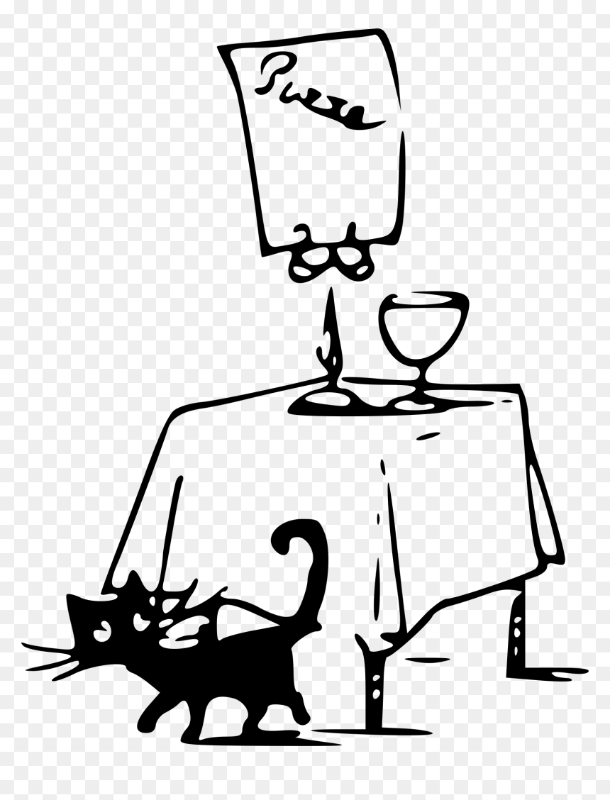 Pizza Meue On Table Svg File - Next To The Table Drawing, HD Png Download - table icon png