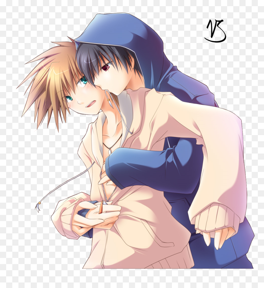 Couple Png Yaoi , Png Download - Blue Red Pokemon Couple, Transparent Png - yaoi png