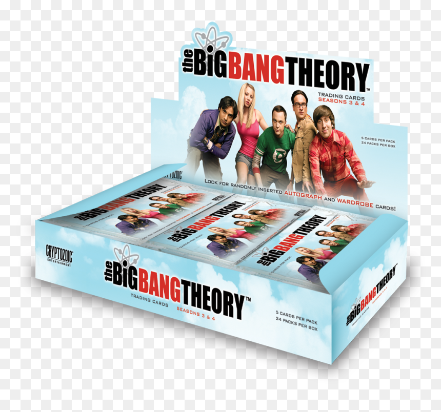 Big Bang Theory Cards Clipart , Png Download - Big Bang Theory Box, Transparent Png - big bang theory logo png