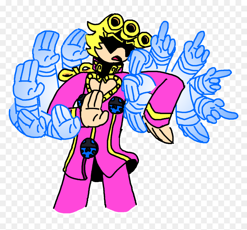 Giorno Giovanna 06/09/19 - Cartoon, HD Png Download - giorno giovanna png