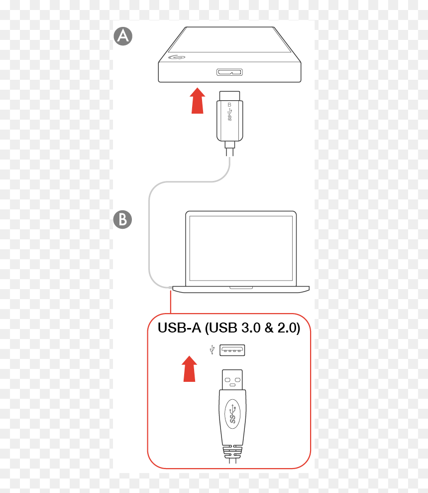 Seagate Ultra Touch 2tb Cable, HD Png Download - get started button png