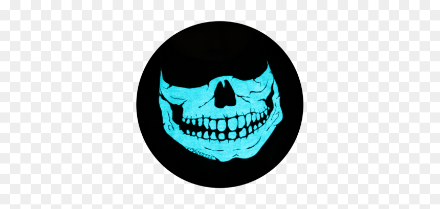 Skull, HD Png Download - blue skull png