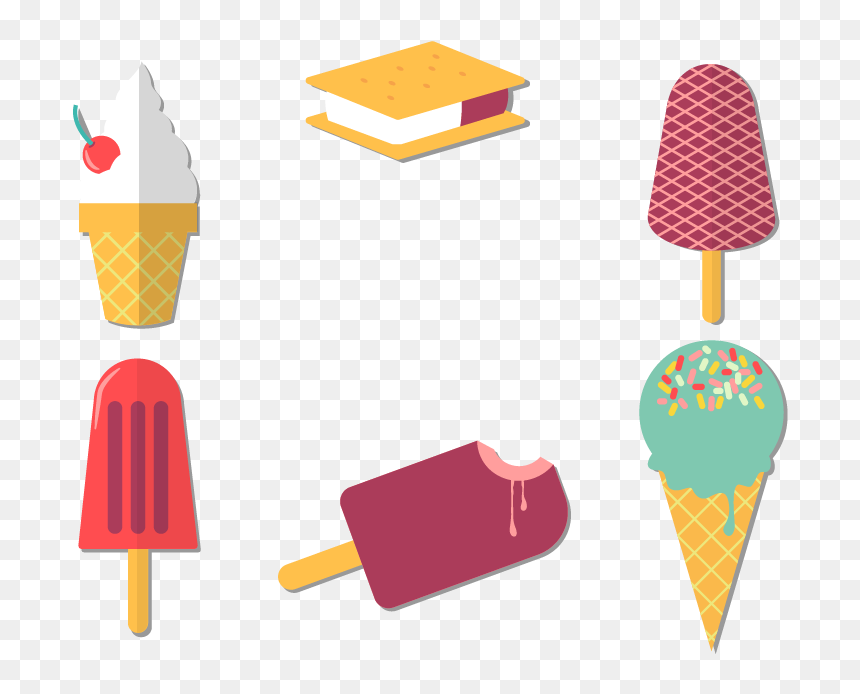 Cream Cone Clip Art - Ice Pop, HD Png Download - ice cream cone clipart png