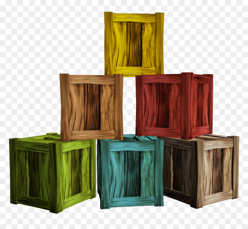Images/woodencrate Lowpoly - Plywood, HD Png Download - wooden box png