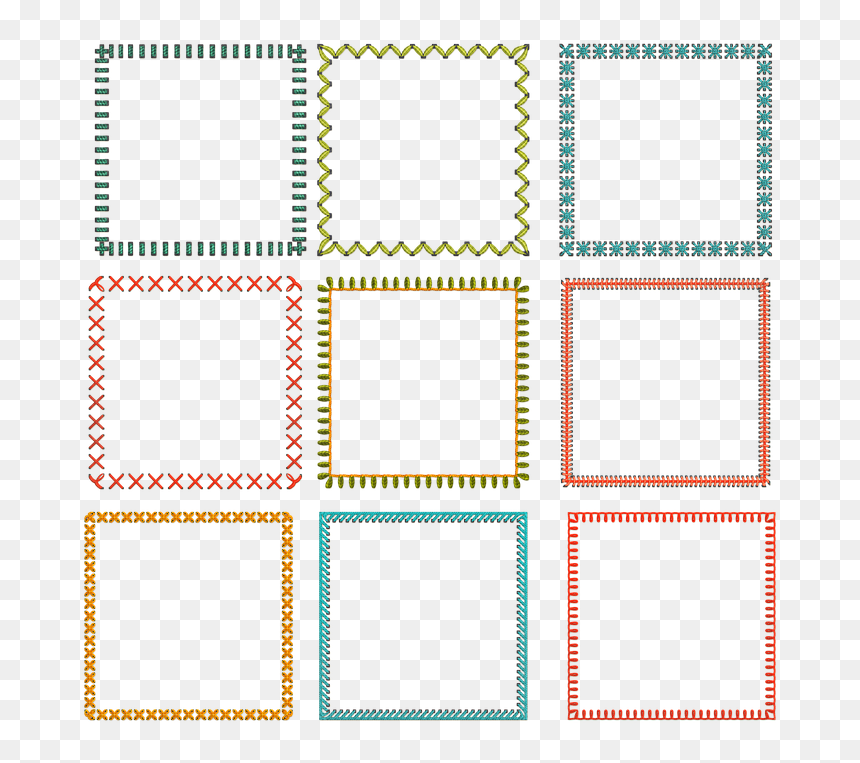 Kralenplank Vormen, HD Png Download - sewing stitch png