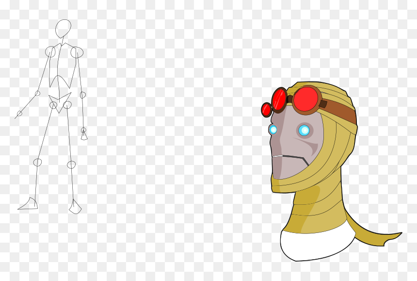 Robot In Desert - Portable Network Graphics, HD Png Download - robot vector png