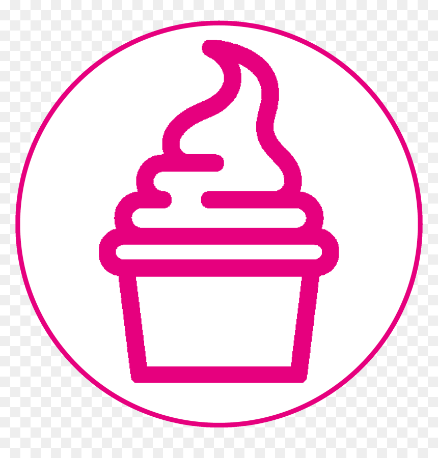 Ice Cream Vector Png Clipart , Png Download - White Yogurt Icon, Transparent Png - ice cream vector png