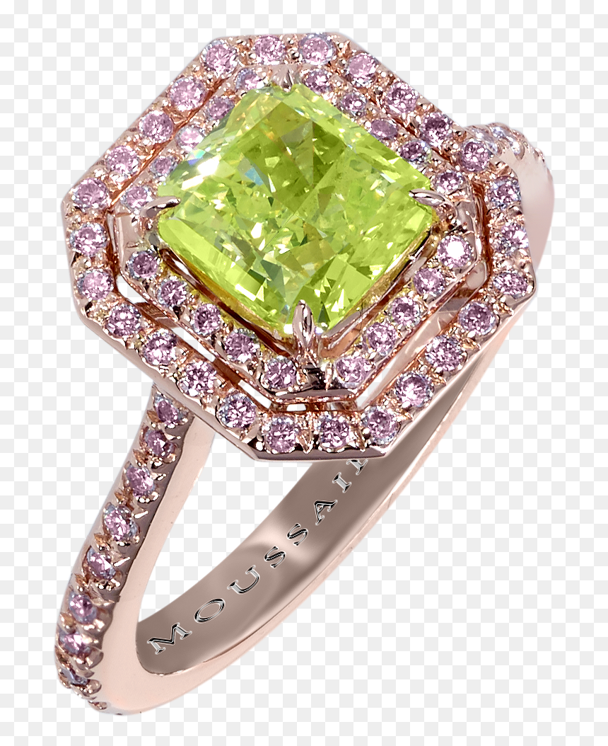 Pre-engagement Ring, HD Png Download - green diamond png