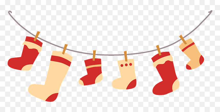 Сhristmas Stocking Clipart - Christmas Stocking, HD Png Download - christmas fireplace png