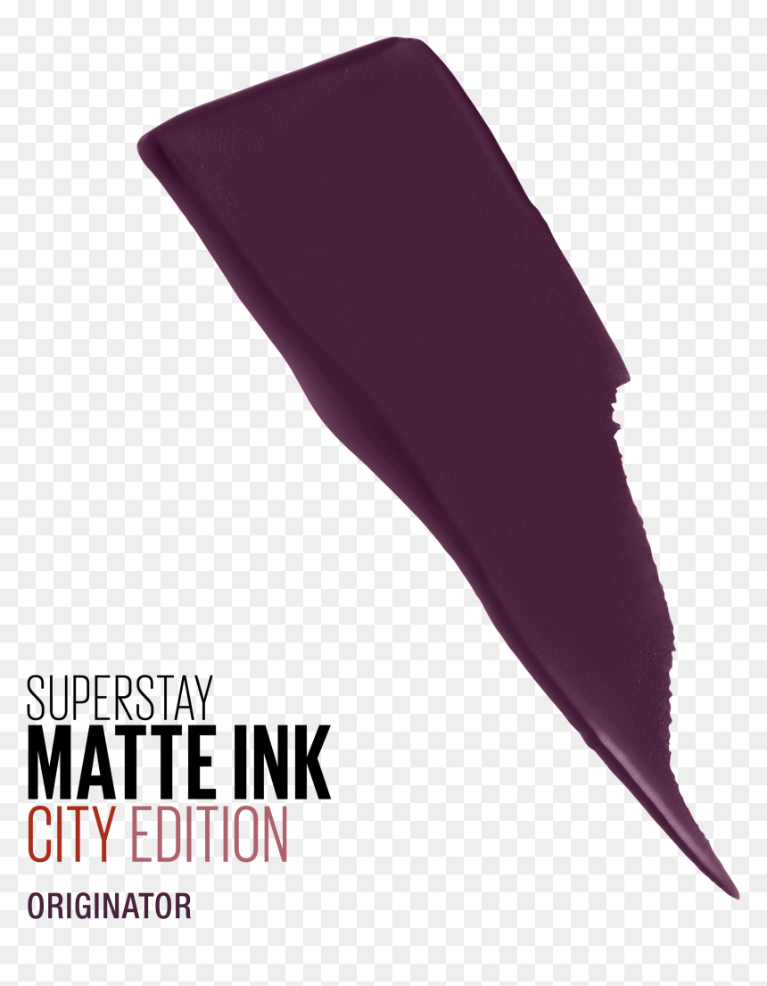 Maybelline Superstay Matte Ink City Edition Liquid - Maybelline Lip Ink Originator, HD Png Download - maybelline logo png