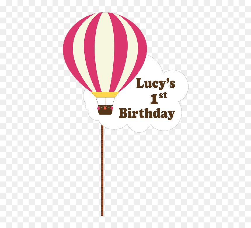 Hot Air Balloon Topper, HD Png Download - hot air ballon png