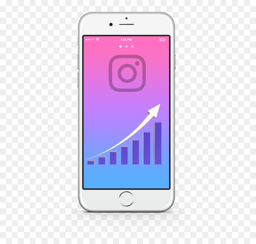 Smartphone, HD Png Download - gold instagram logo png
