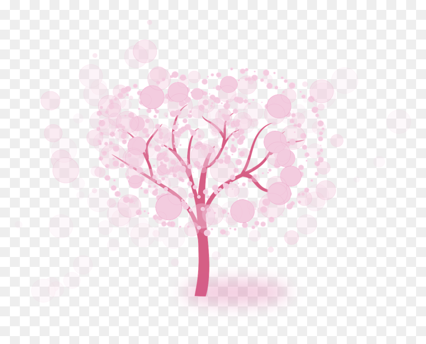 Portable Network Graphics, HD Png Download - pink tree png