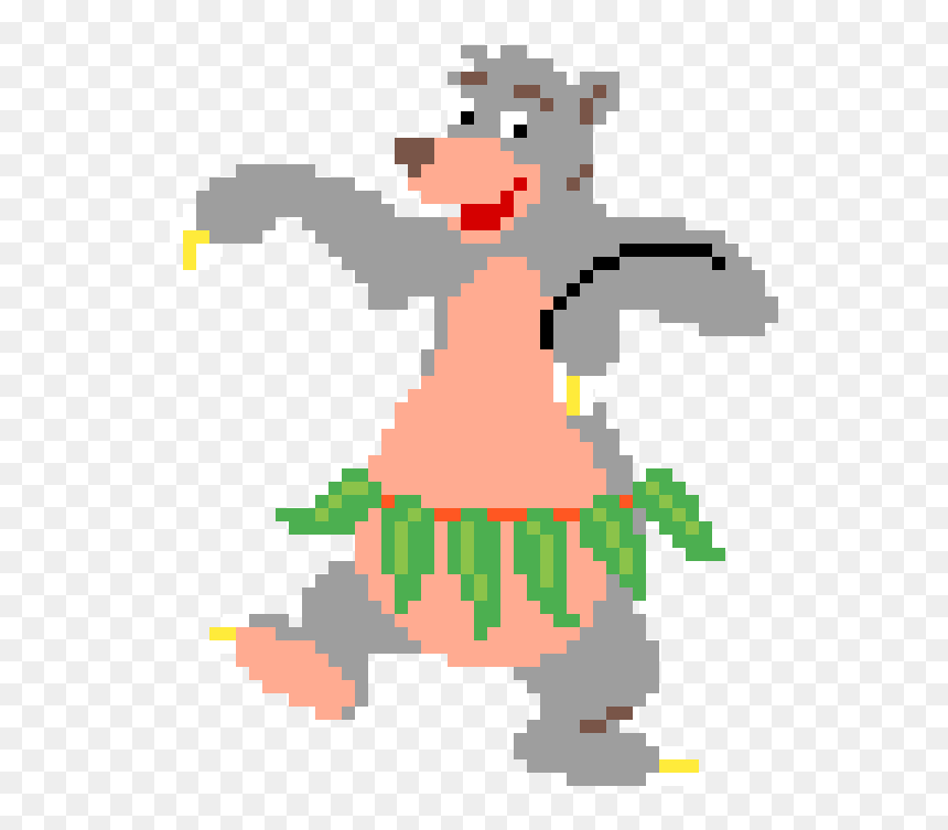 Jungle Book Hama Beads , Png Download - Cartoon, Transparent Png - jungle book png